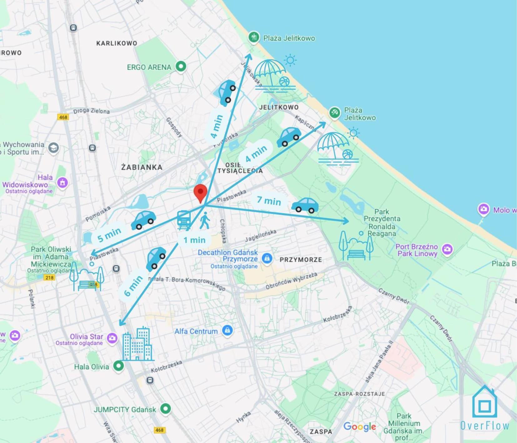 Zigzag Room - Charming Place, 15 Minutes To Gdansk Old Town & 5 Minutes To Seaside Exterior photo